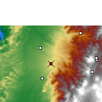 Nearby Forecast Locations - Santo Domingo Aeroporto - Mapa