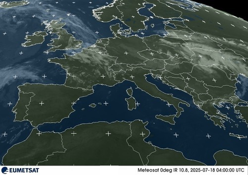 imagem de satélite Itália!