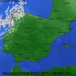 imagens de satélite de Portugal