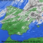 imagens de sat&eacute;lite de Portugal
