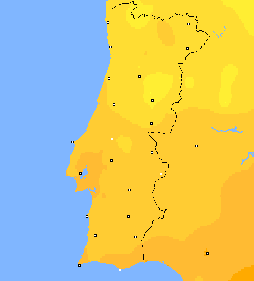 temp. mín. Portugal