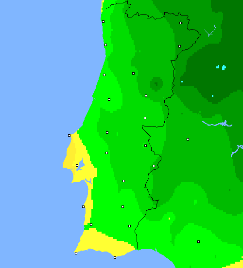 temp. mín. Portugal
