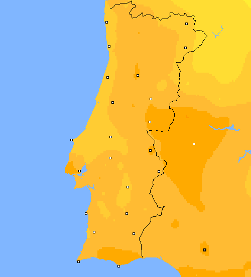 temp. m&iacute;n. Portugal